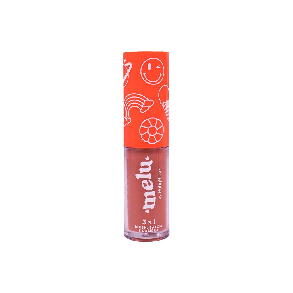Blush Batom Sombra 3X1 Melu Ruby Rose Rr1100