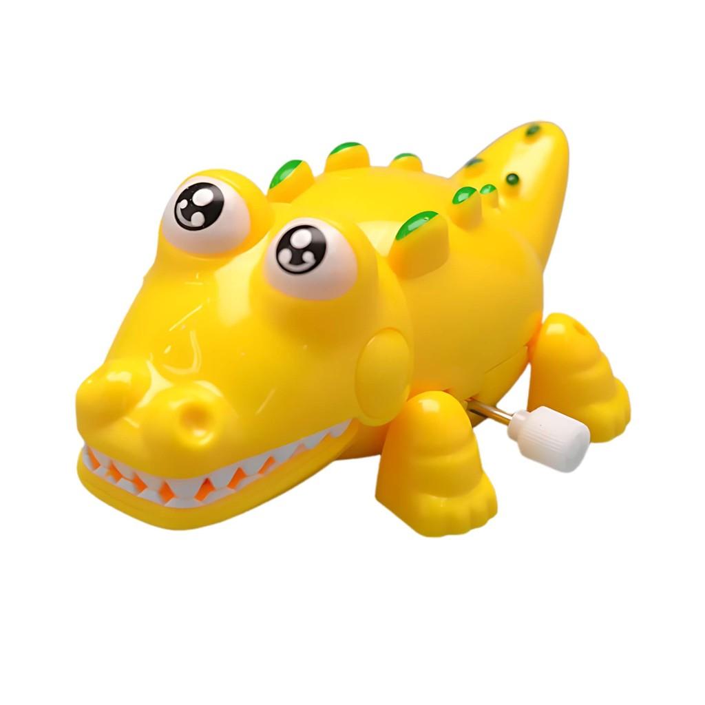 Brinquedo Infantil Crocodilo A Corda Sortido E Unitário Coloria