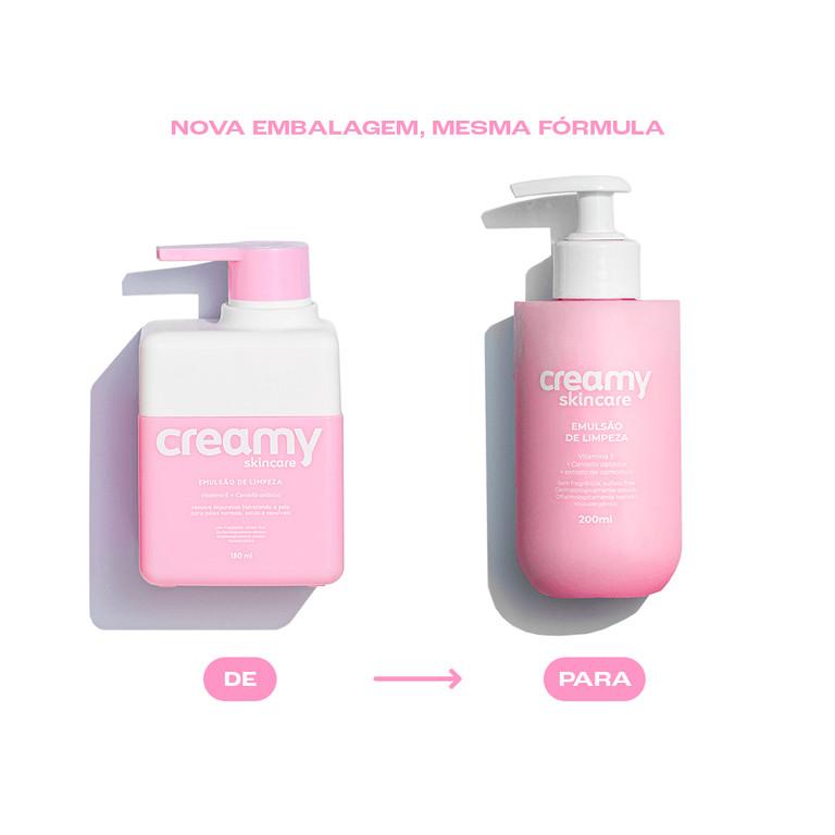 Creamy Skincare Emulsão De Limpeza Peles Secas E Sensíveis 200ml