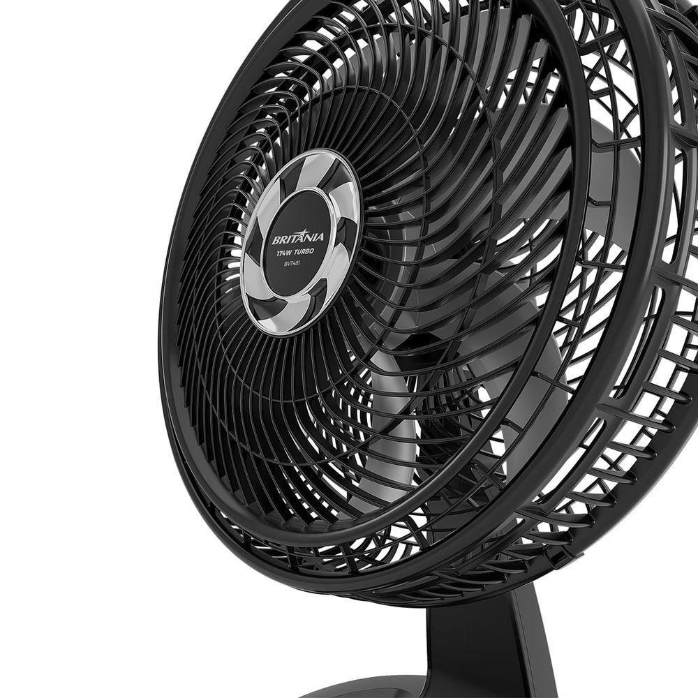 Ventilador Britânia 2 Em 1 Maxx Force Silencioso 174W Bvt481 110V