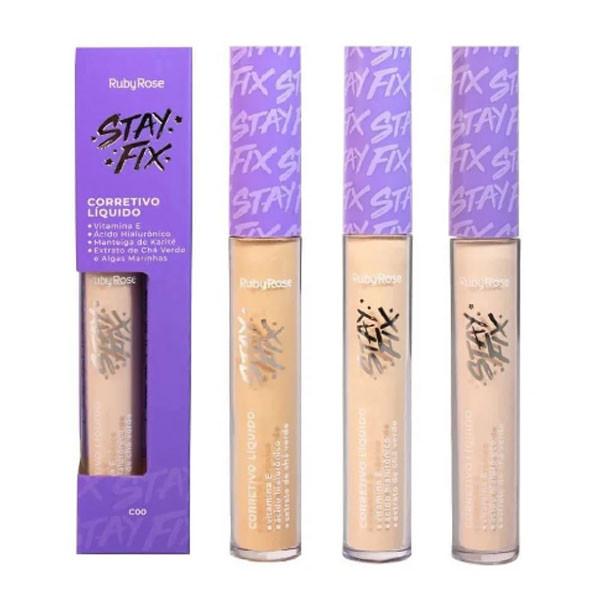 Corretivo Liquido Stay Fix Ruby Rose Hb912