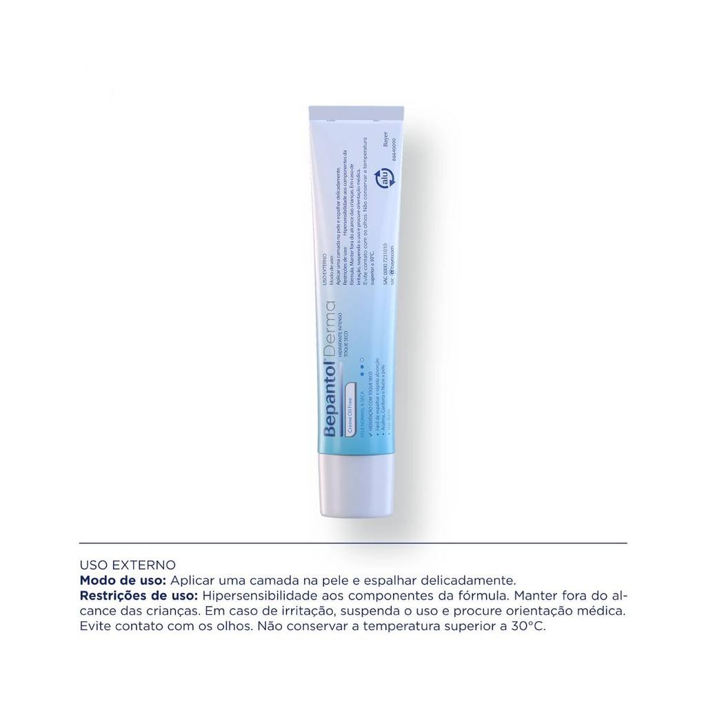Creme Hidratante Corporal Derma Toque Seco Oil Free Bepantol