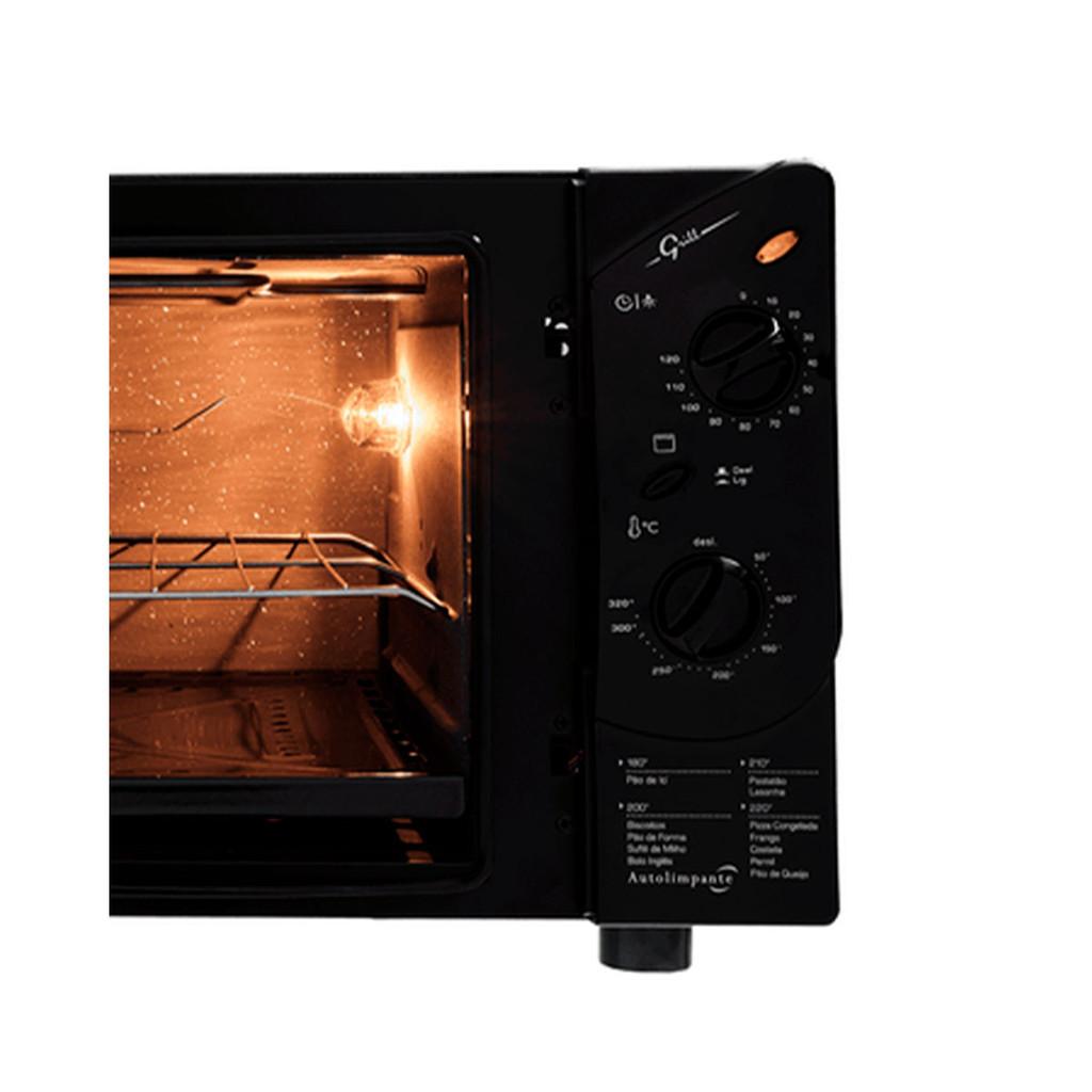 Forno Elétrico De Bancada Fischer Grill Black 44 Litros