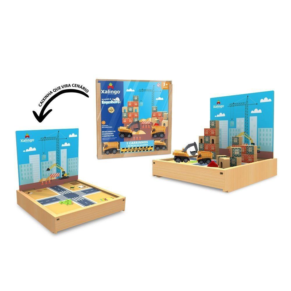 Brincando De Engenheiro Construtor 53 Peças - Xalingo