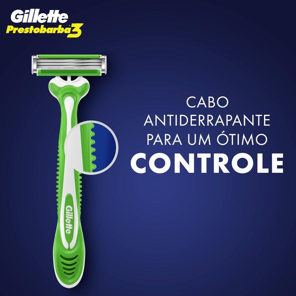 Aparelho De Barbear Gillette Prestobarba3 Sensitive Leve 4 Pague 3