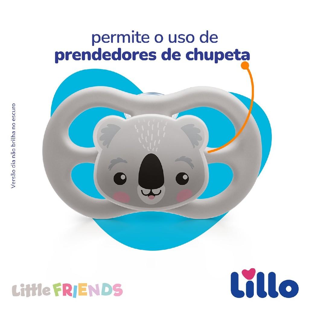 Chupeta Little Friends Bico De Silicone 0m+ Neutra - Lillo