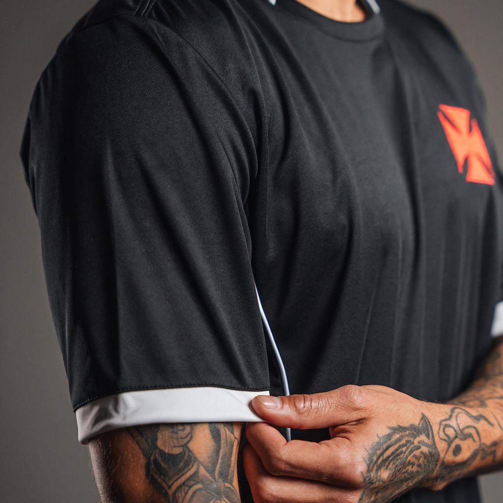 Camisa Vasco Torcedor Dry Preto Masculina Oficial