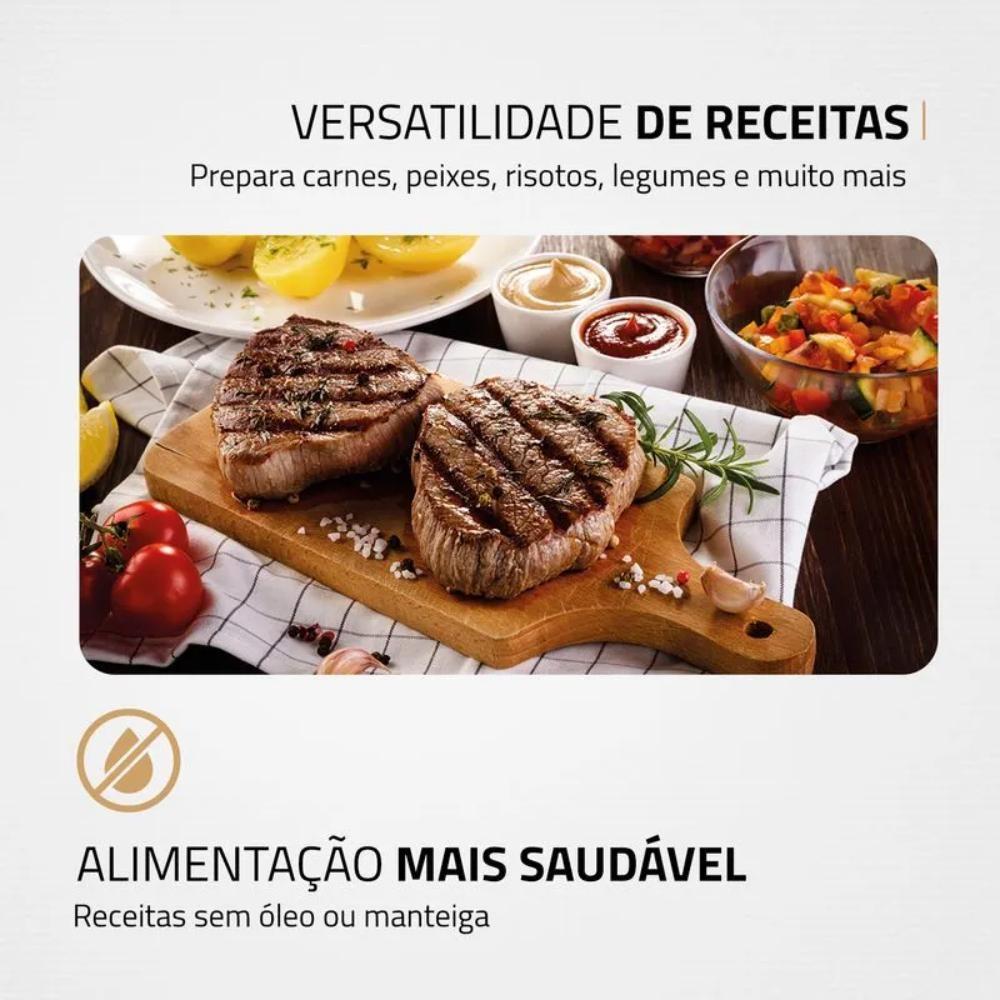 Sanduicheira Mondial Master Press Grill Inox 1000w Inox/preto 220V - Pg-01