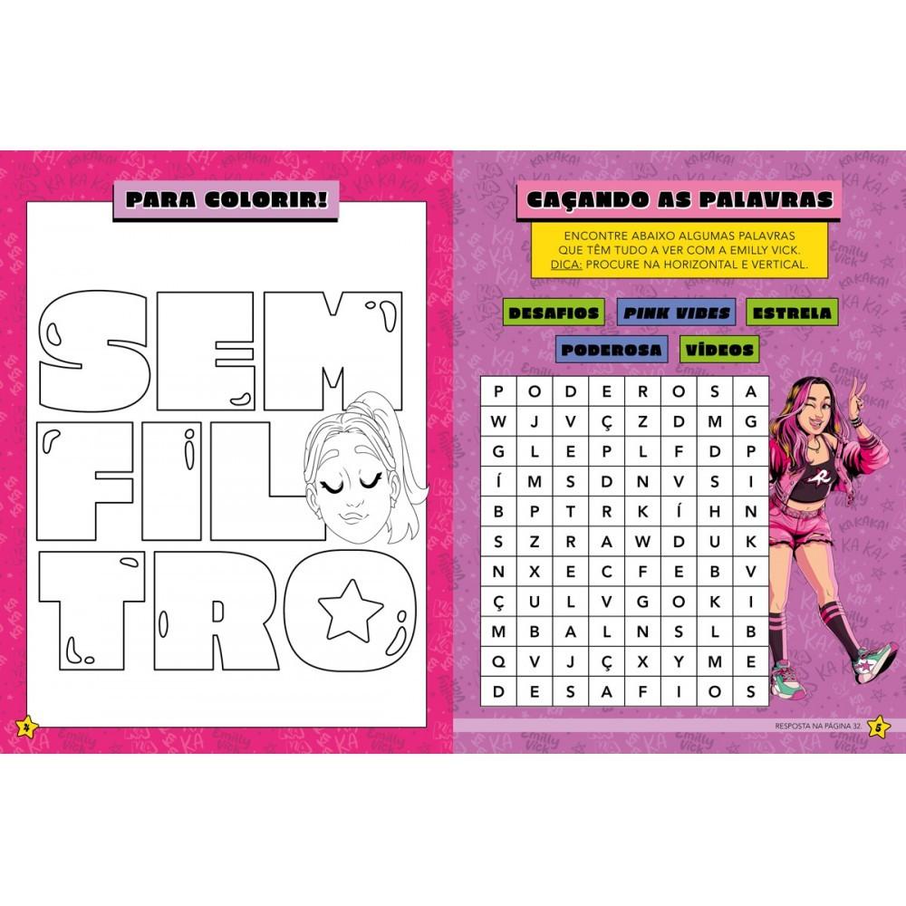 Livro Adesivos Emilly Vick - Atividades E Adesivos