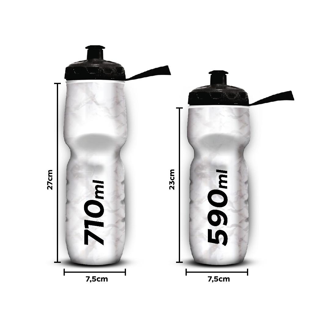 Garrafa Squeeze Caramanhola Térmica Cratos 590 E 710ml Bike E Esportes