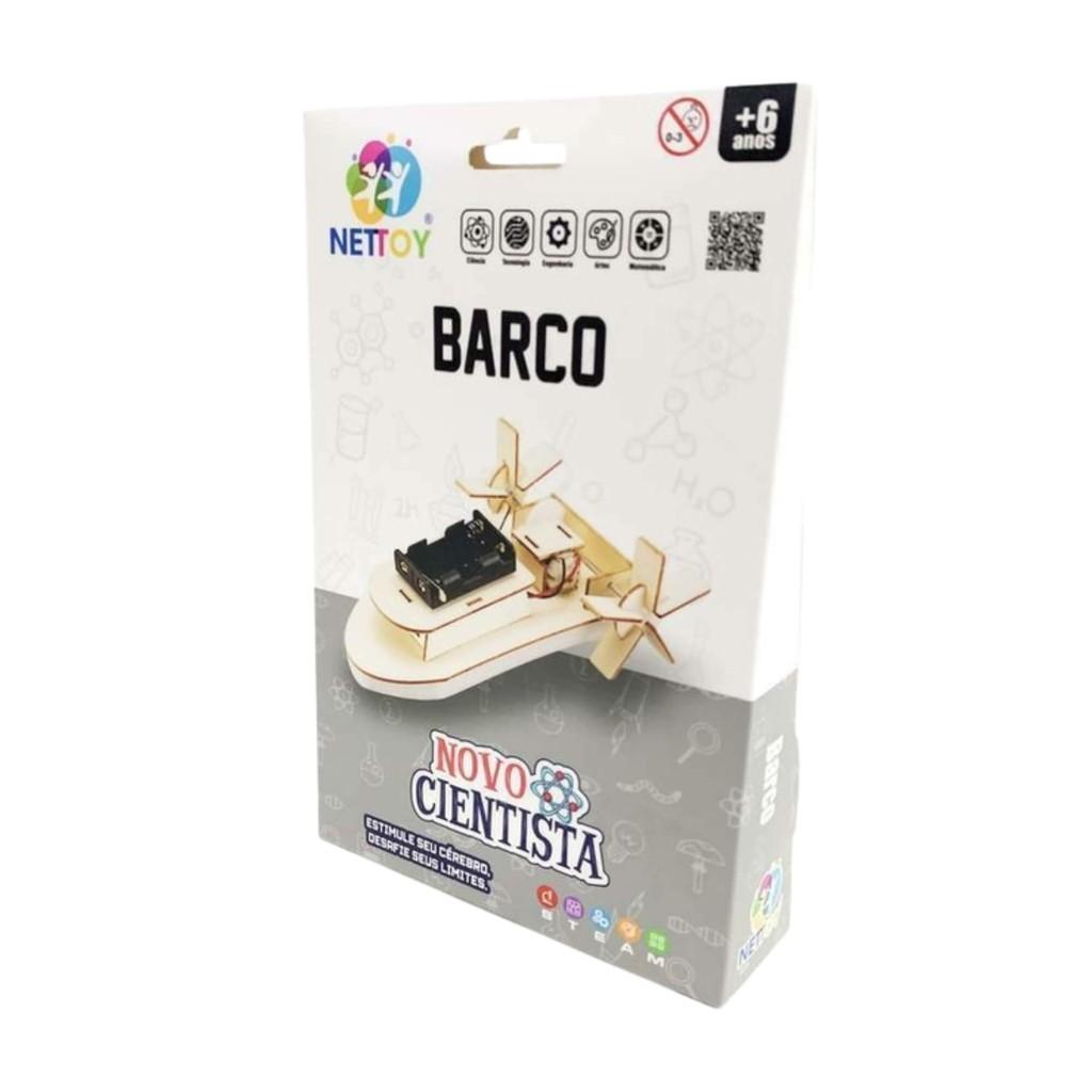 Kit Novo Cientista Barco Experiência Steam Nettoy
