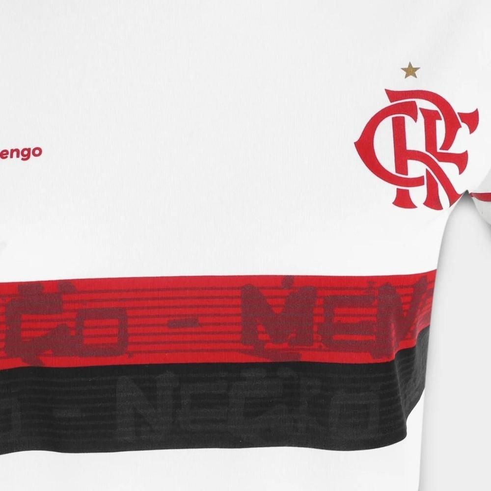 Camiseta Flamengo Approval Feminina - Branco