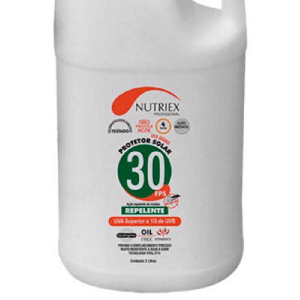 Protetor Solar FPS 30 Com Repelente 2.0L Bombona Nutriex