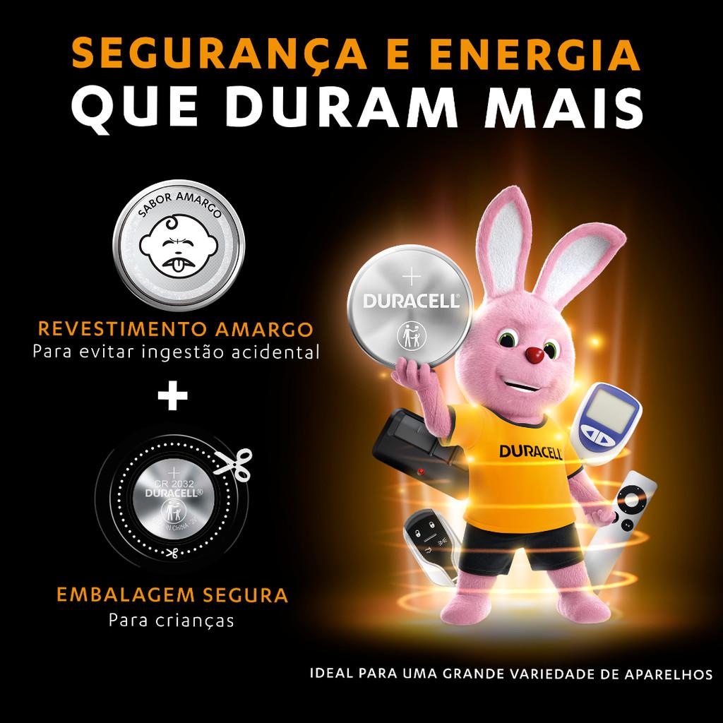 Bateria De Lítio 2032 Duracell- Display Com 20 Unid