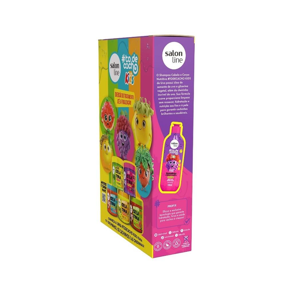 Kit Shampoo E Condicionador Uva #todecacho Kids