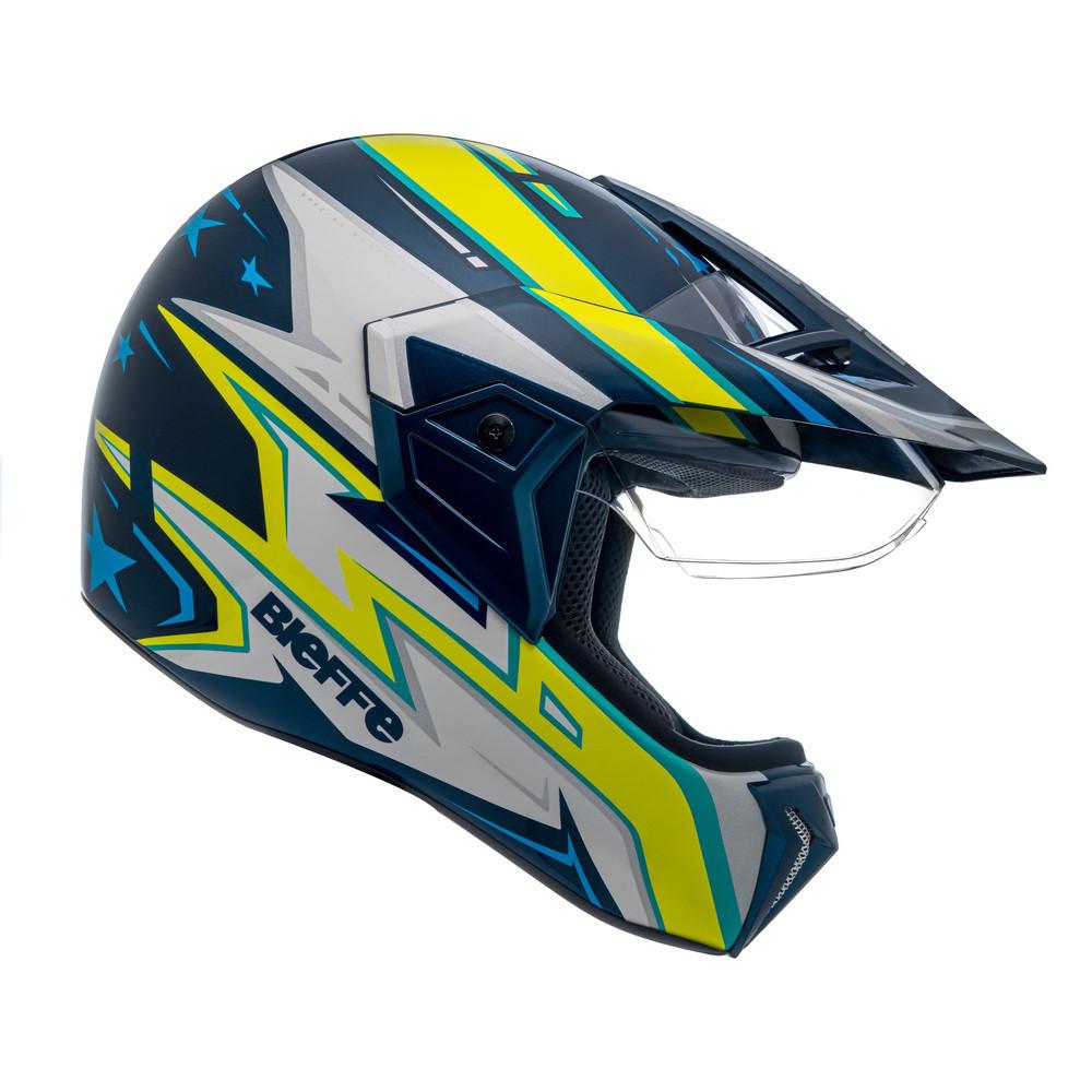 Capacete Moto Bieffe 3 Sport Azv50 Jean Azevedo