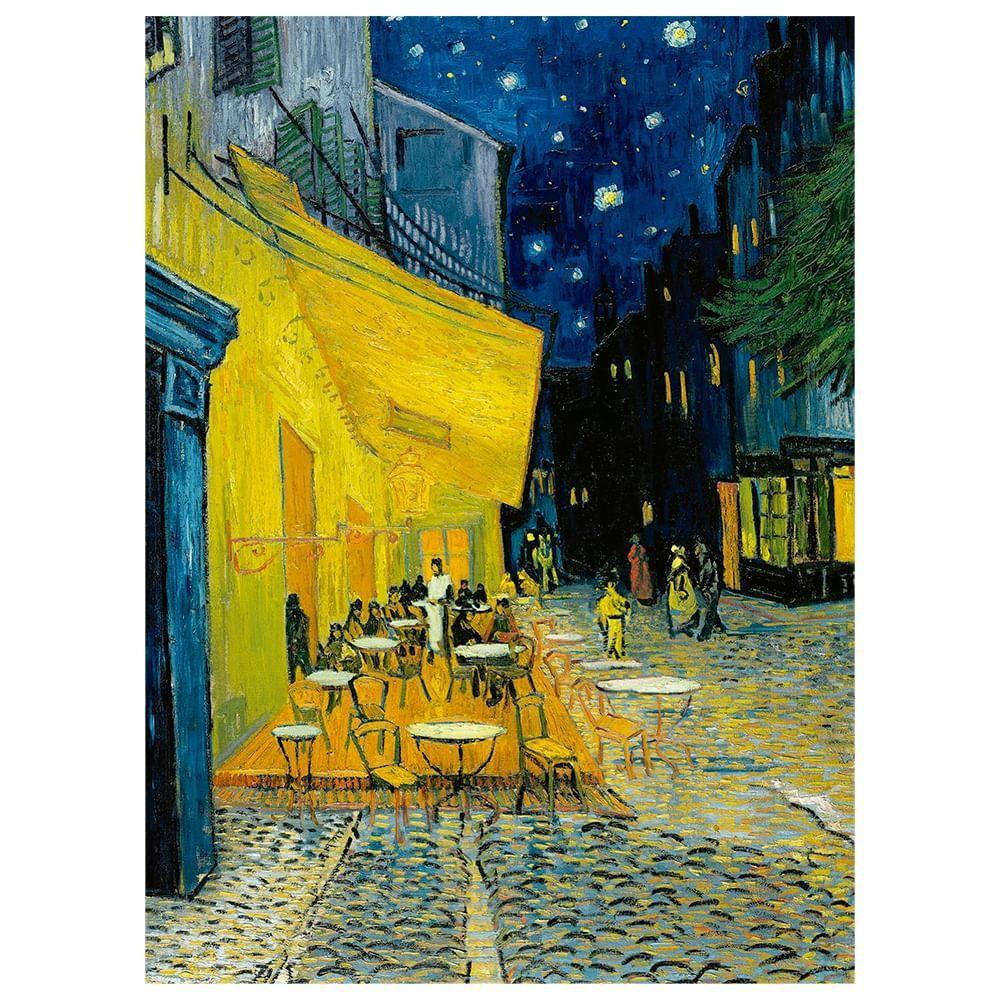 Mini Quebra-cabeça 500 Peças Café Terraço De Van Gogh