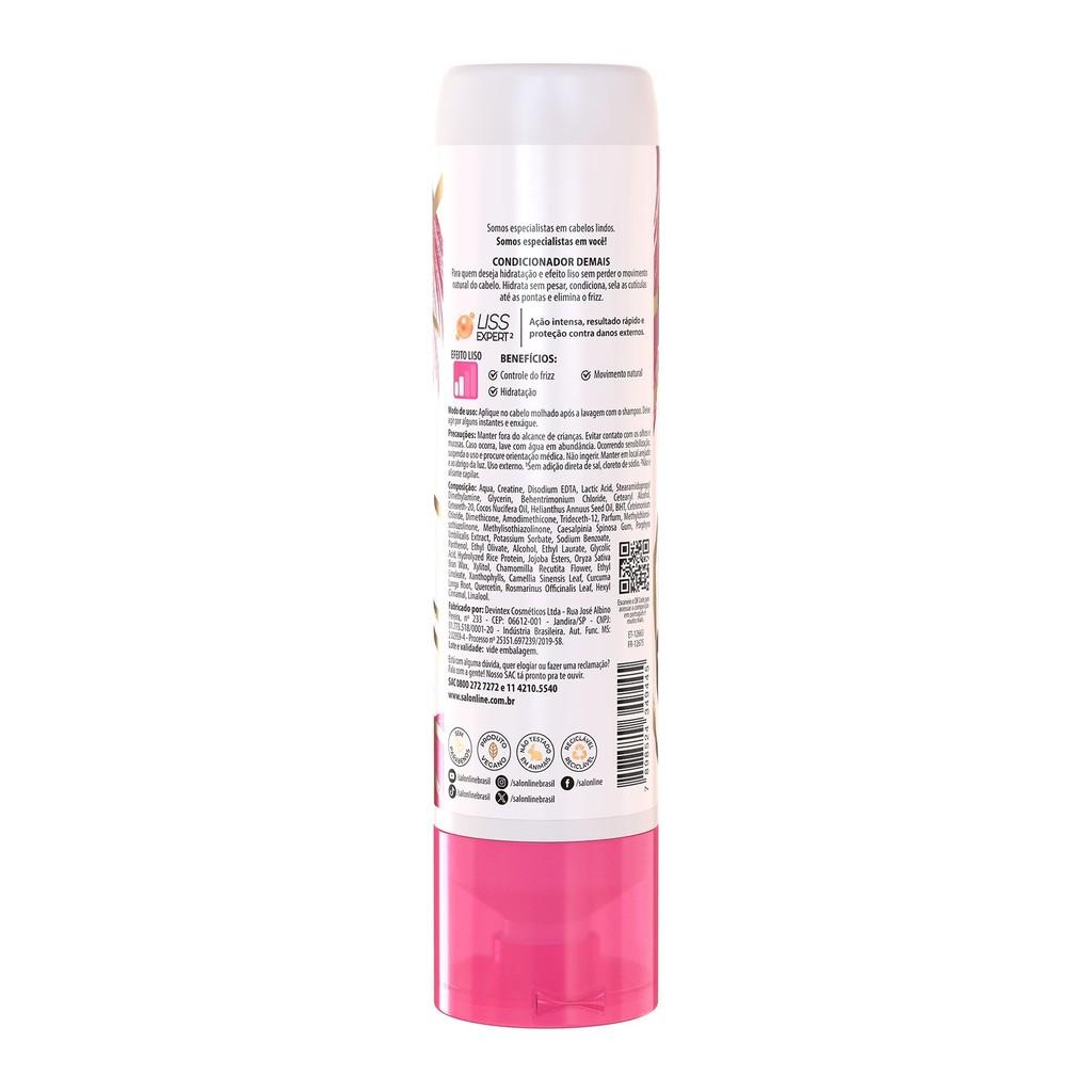 Kit Shampoo E Condicionador Meu Liso Demais