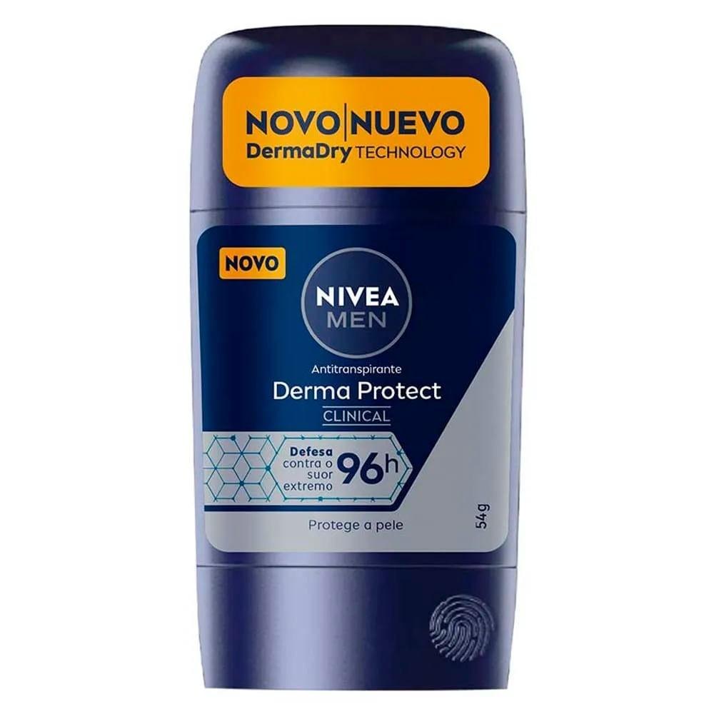 Kit Desodorante Nivea Clinical Stick Derma Protect Feminino + Masculino 54G