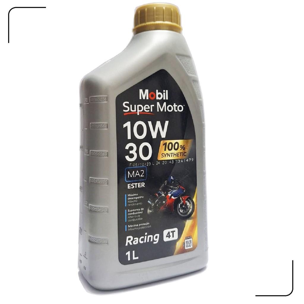 Kit Óleo Mobil 10w30 Super Moto 100 Sintético (4 Litros)