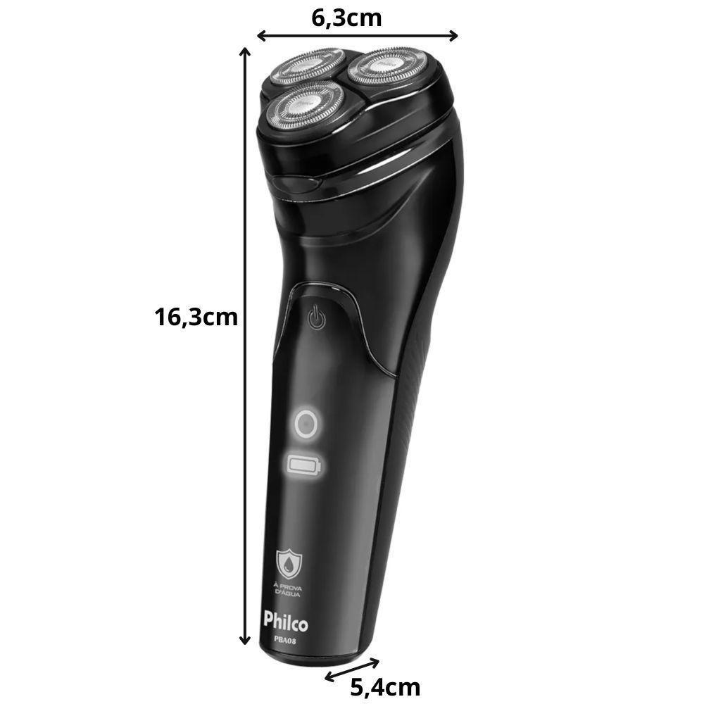 Barbeador Philco Pba08 8W À Prova De Àgua Bivolt