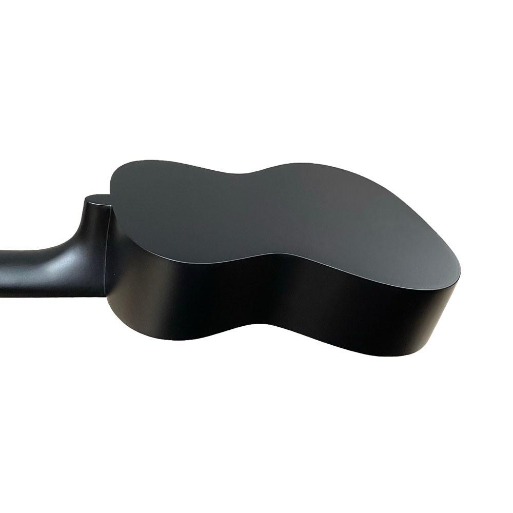 Ukulele Preto Seven Concert Suk-23 Bk C/Capa Afinador