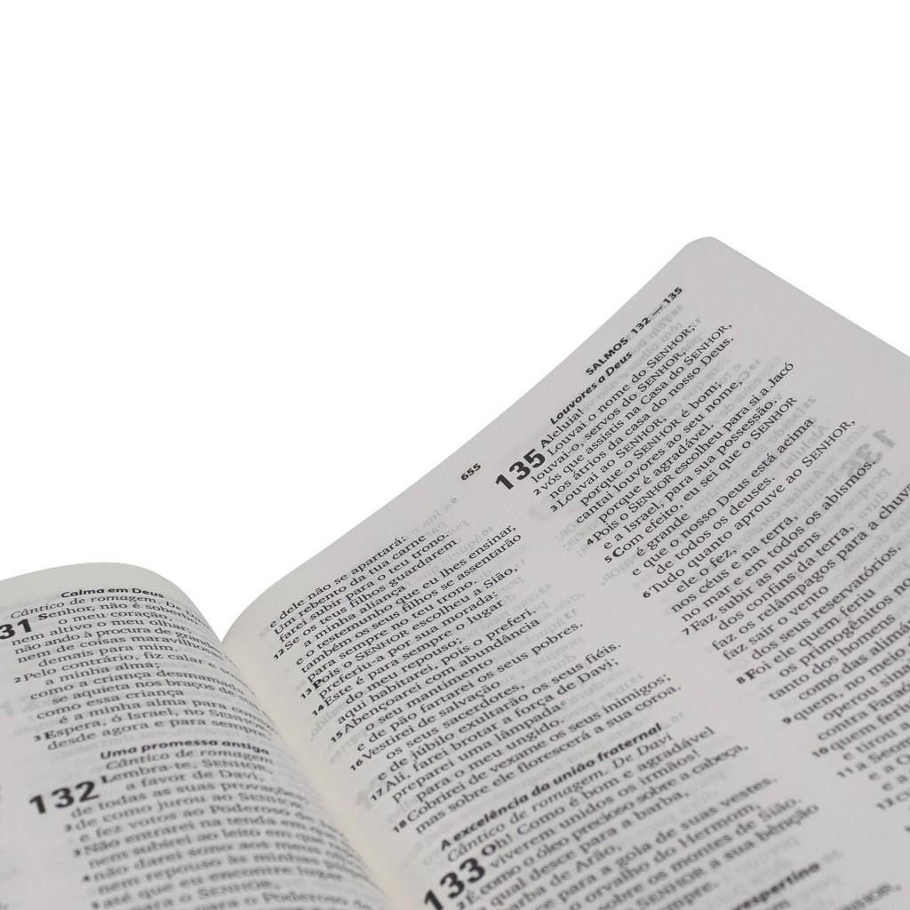 Bíblia Sagrada Ara Letra Grande Capa Dura Preta