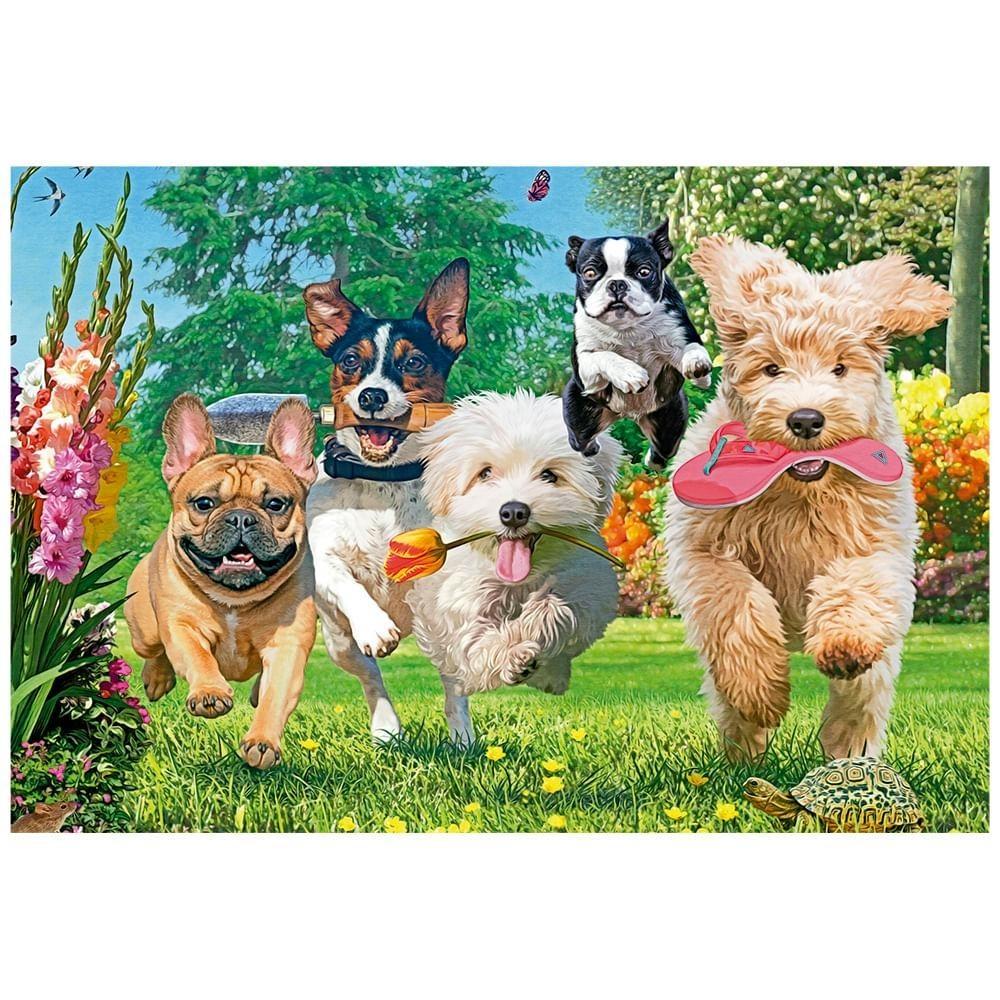 Mini Puzzle 1000 Peças Corrida Canina