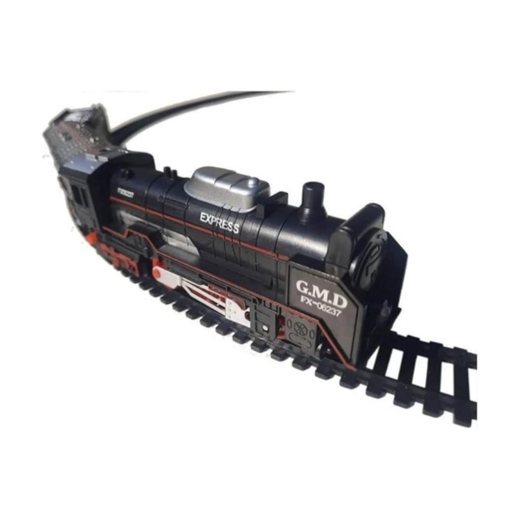 Pista De Trem De Brinquedo De Plástico Vintage Train Polibrinq - PT01