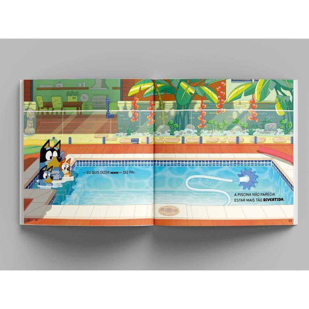 Bluey Livro De História - Piscina