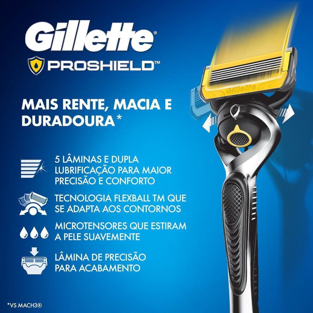 Carga Gillette Fusion Proshield Com 2 Unidades