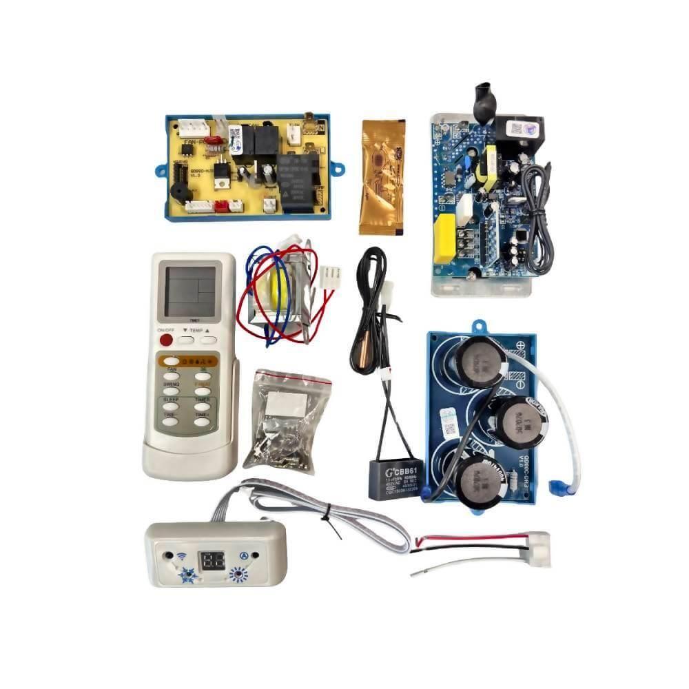Kit Placa Universal Para Ar Condicionado Inverter 9000 A 12000 Com Controle Remoto Hulter Ht1qd80ca