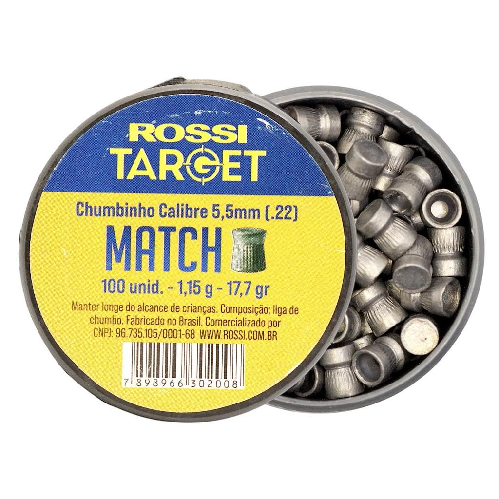Chumbinho Rossi Target Match Cal. 5.5mm (.22) - 100un