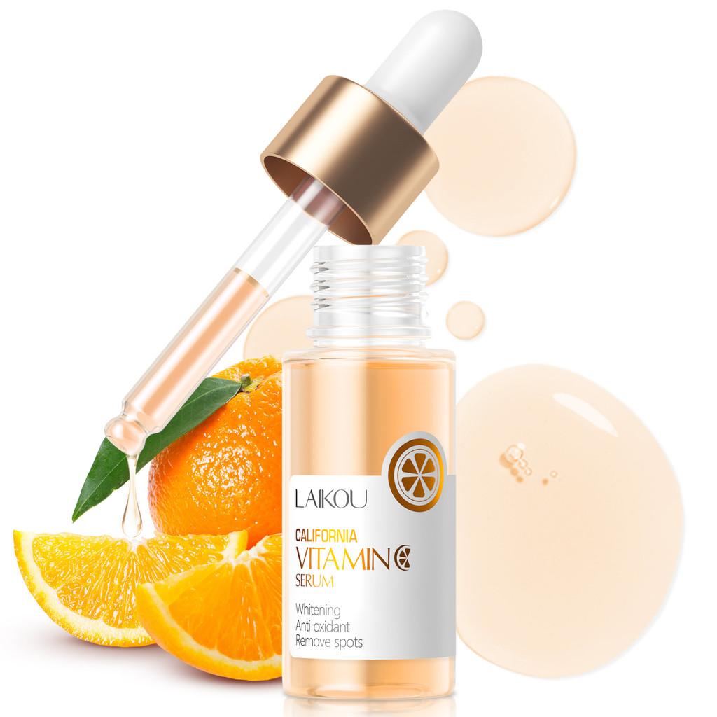 Laikou Vitamina C Soro Brilhante Essência Anti Envelhecimento Remove Rugas Creme Acne Hidratante 17ml