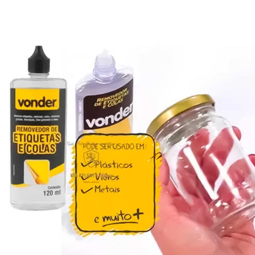 Removedor De Etiquetas E Colas Adesivos 120ml Uso Profissional Plástico Metal Vidro E Muito Mais