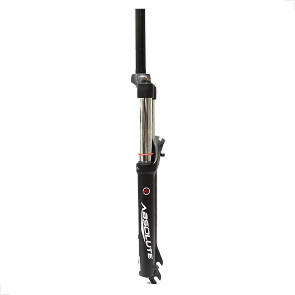 Suspensão Absolute Brutus Fr - Aro 26/Curso 150mm/Espiga Reta/Mola/Eixo 9MM - Preto