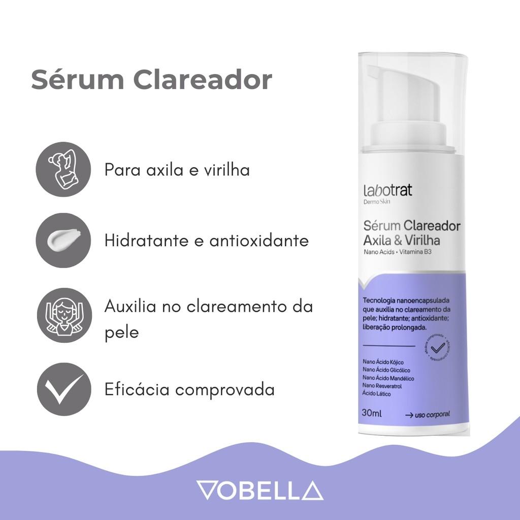 Kit Trio Clareador E Inibidor De Pelos Dermo Skin Labotrat