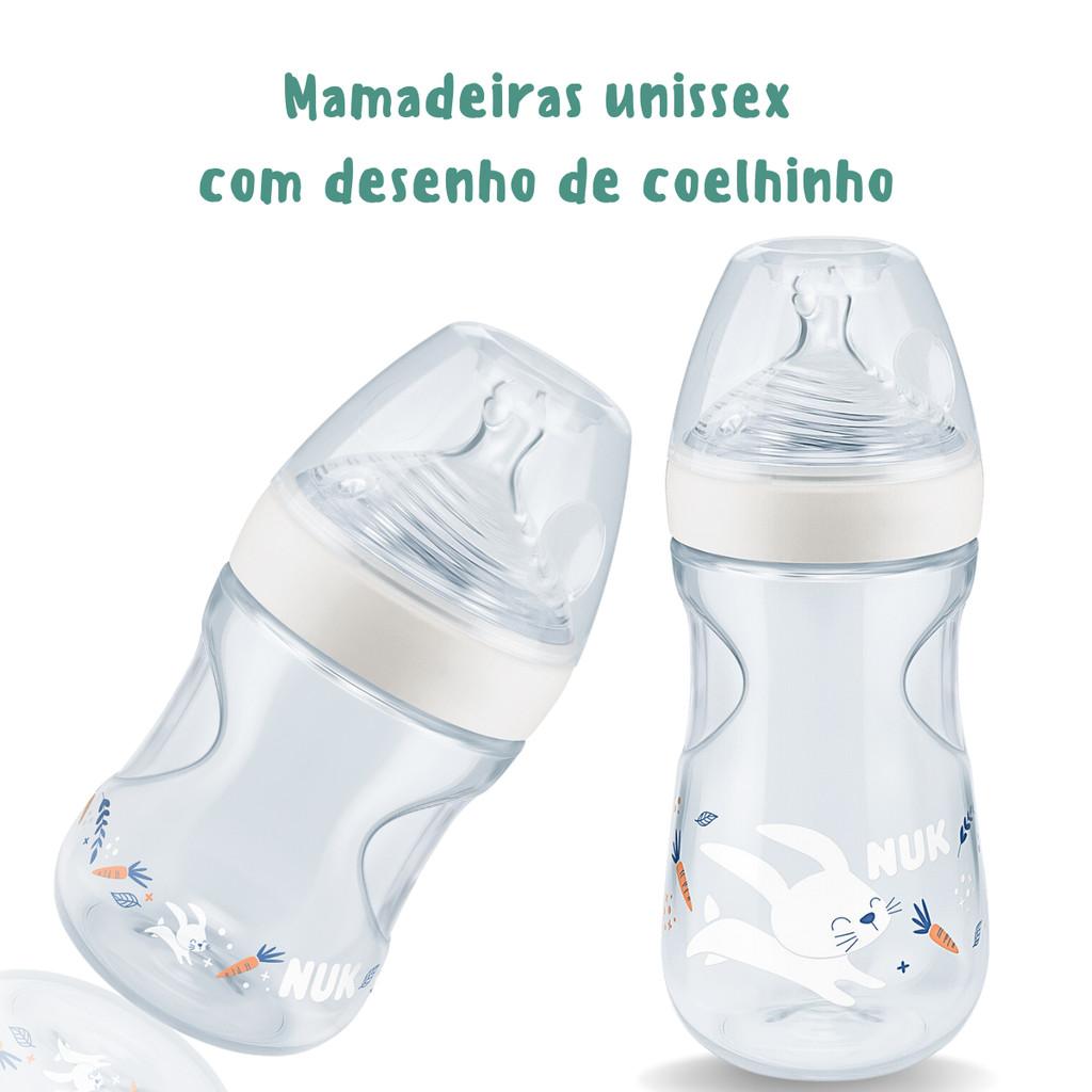 Kit 4 Mamadeiras Starter Smart Flow Recém Nascido - Nuk