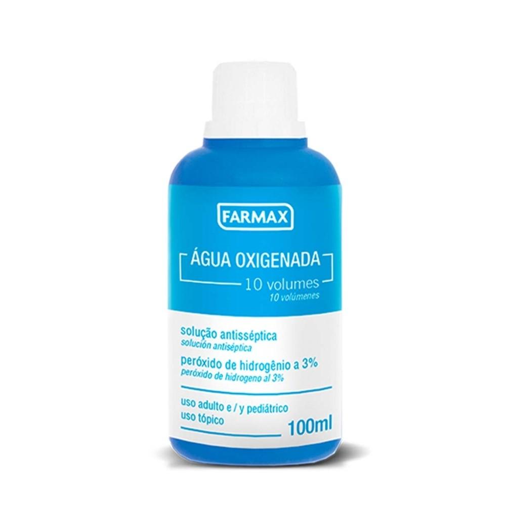 Kit 12 Und Água Oxigenada Farmax 10 Volumes 100ml