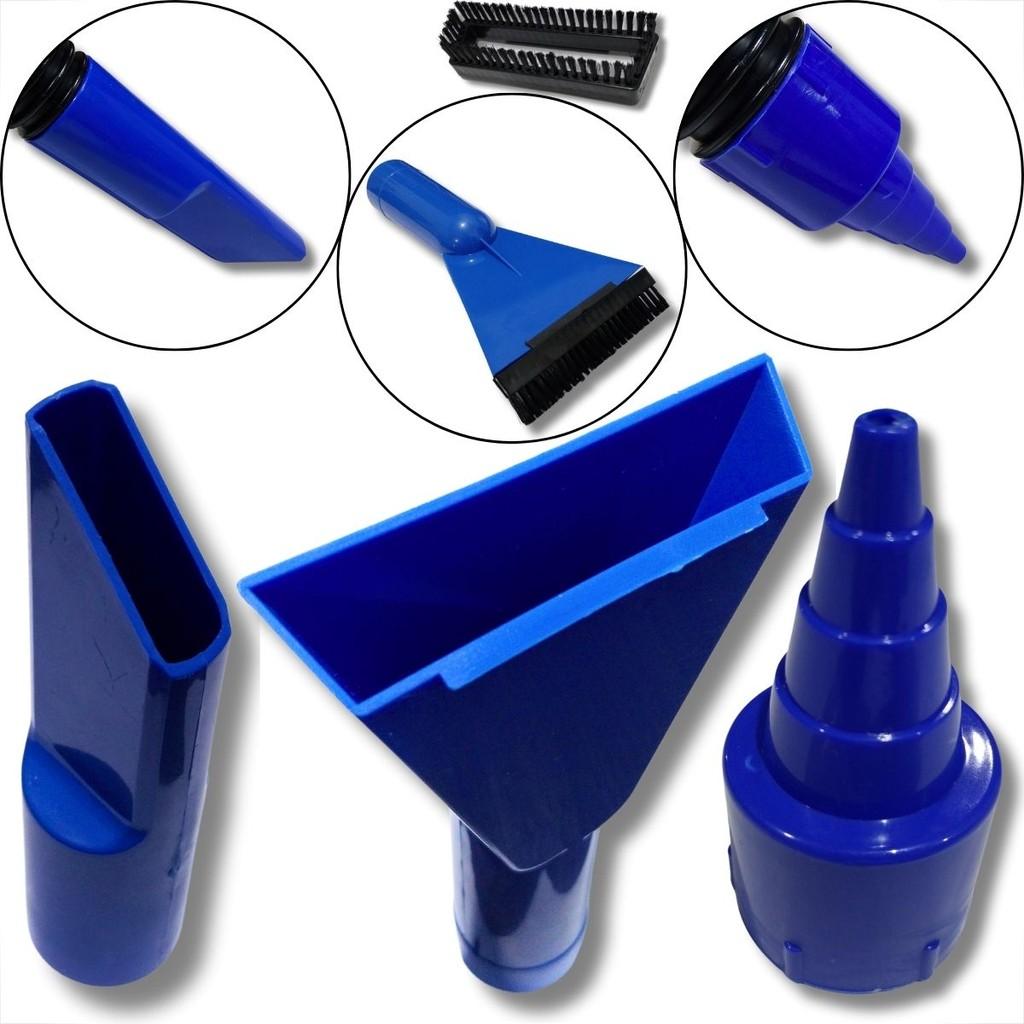 Aspirador De Pó E Líquido Automotivo Portátil Turbo Potente Tech One 12V 90W Azul Vacuum Cleaner