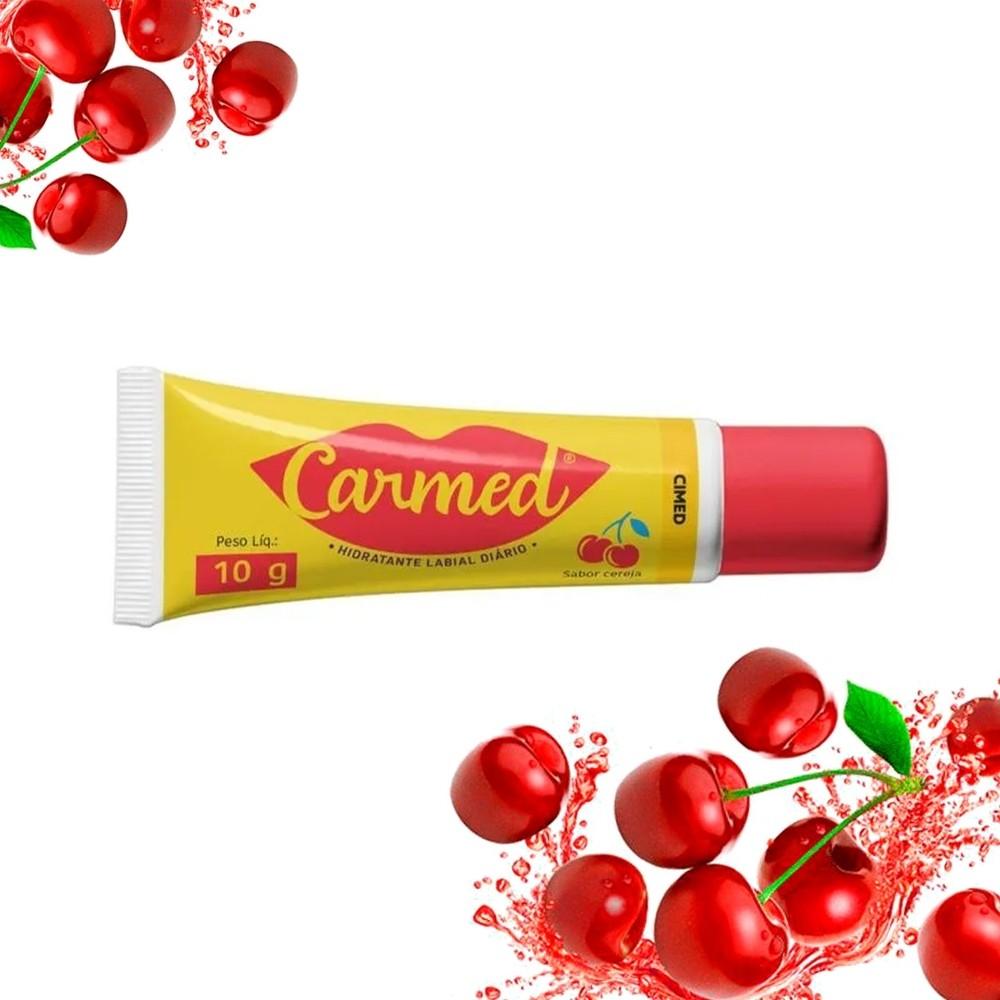 Kit 2 Und Carmed Hidratante Labial Sabor Cereja 10g