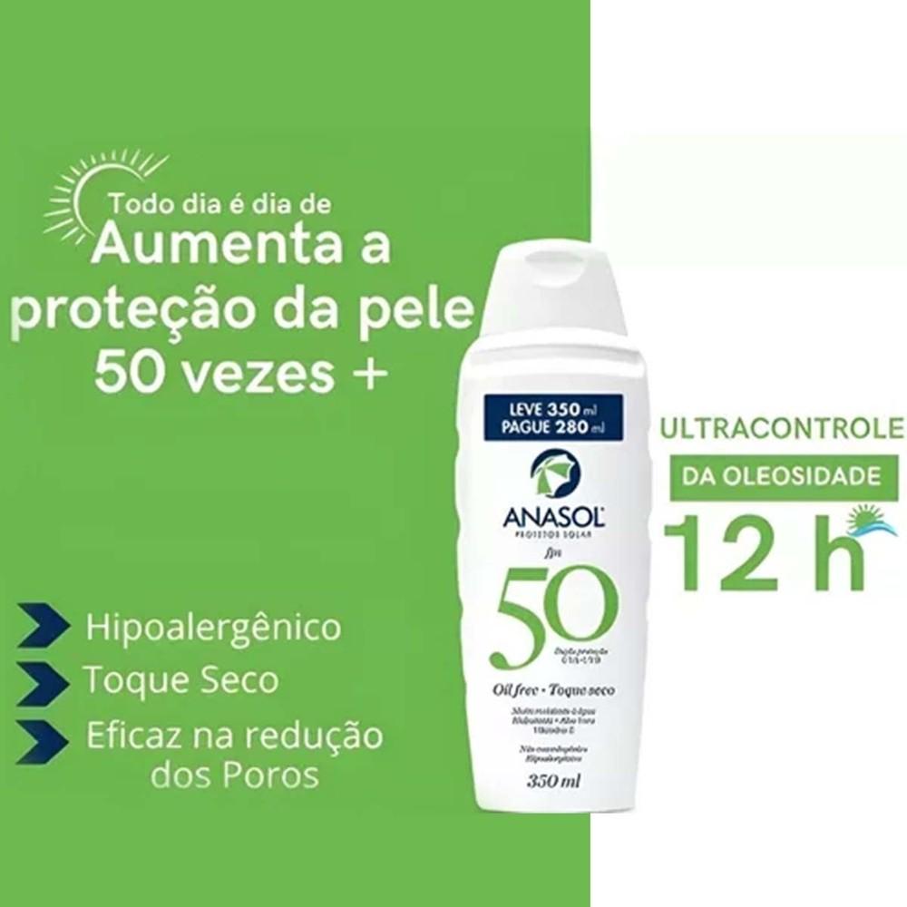 Anasol Protetor Solar Locao FPS 50 - 350 Ml