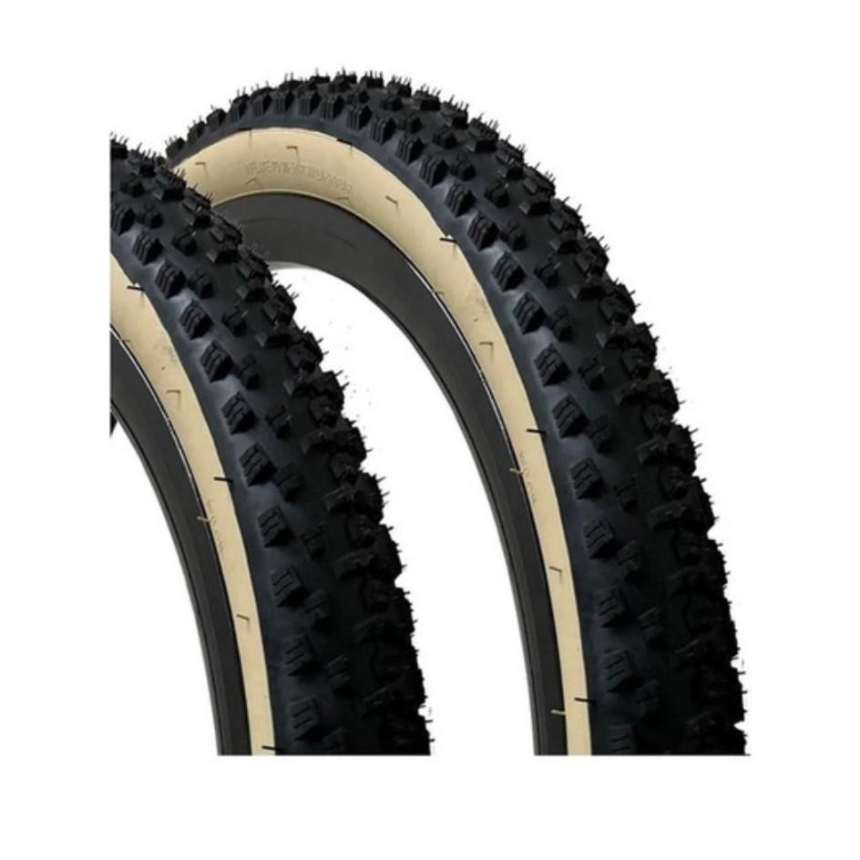 Par Pneus Paco Nomad 29x2.10 Mtb Faixa Bege