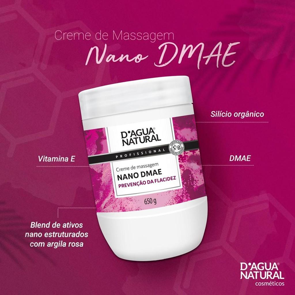 Creme De Massagem Dagua Natural Nano Dmae 650g Prevenção Da Flacidez