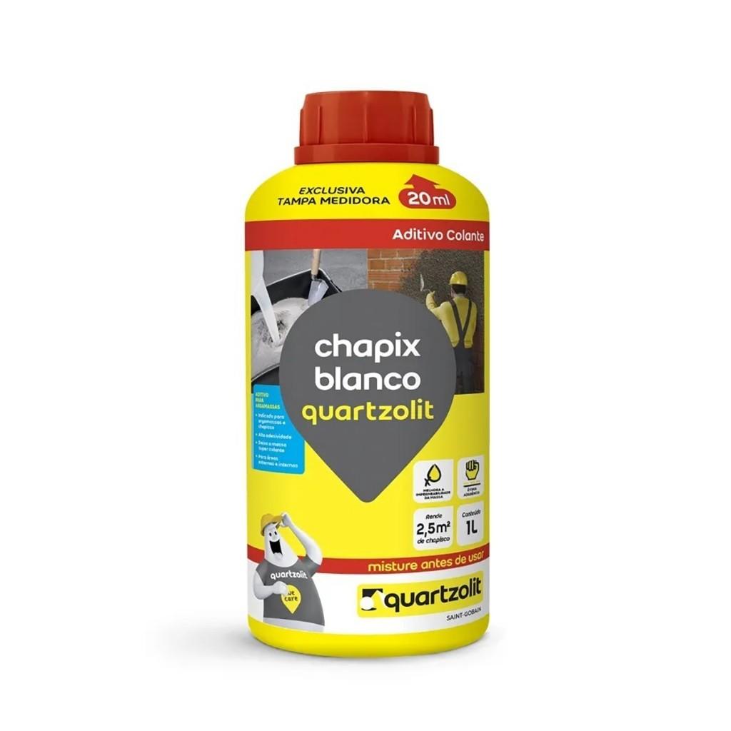 Chapix Blanco 1l Quartzolit Aditivo Colante P/Chapisco