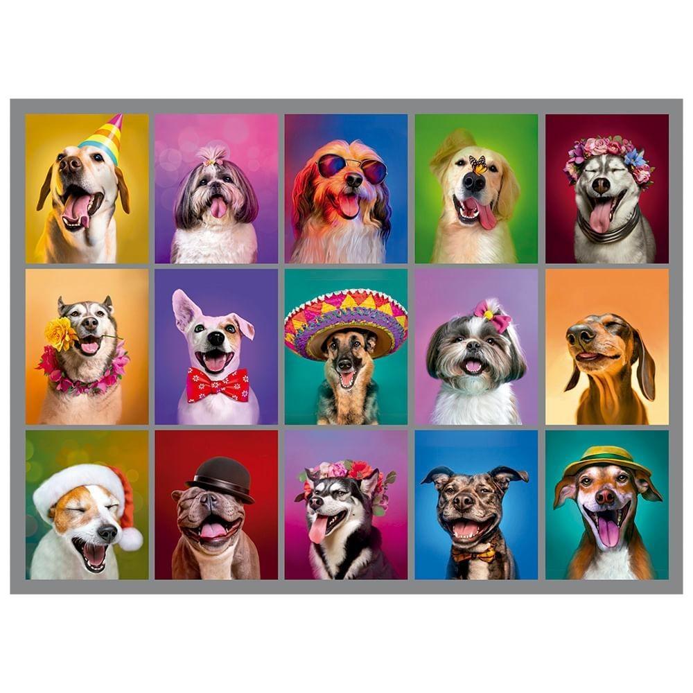 Puzzle 500 Peças Cães Estilosos