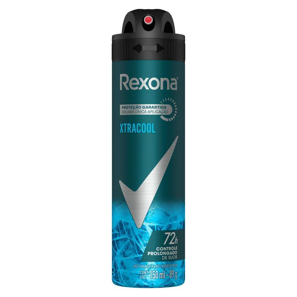 Kit 6 Desodorantes Rexona Men Antitranspirante Aerossol Xtra Cool 150ml