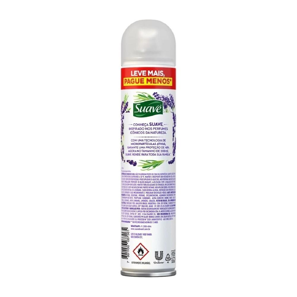 Desodorante Aerosol Suave Lavanda E Erva Doce 48h 200ml