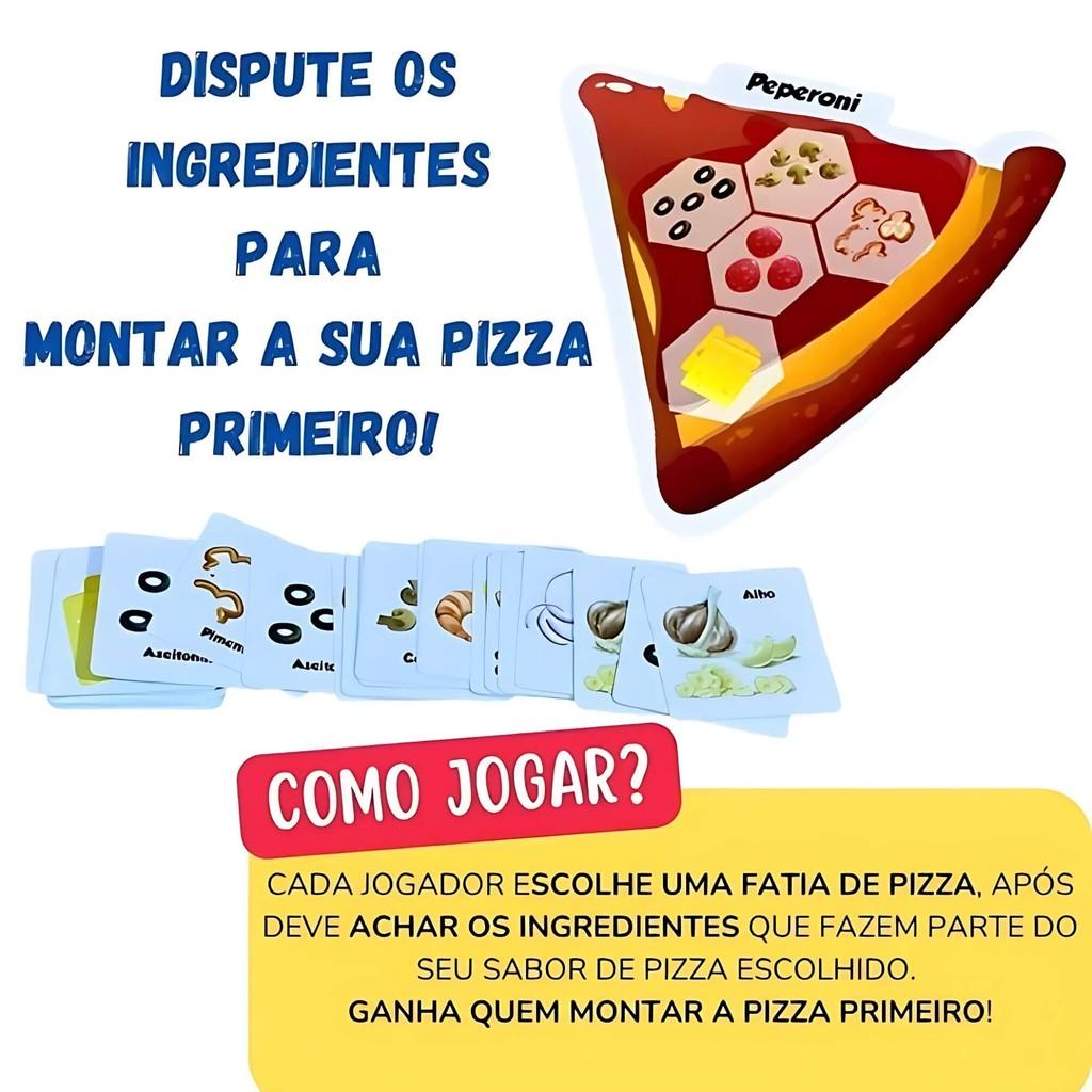 Jogo Da Memória Infantil É Pizza Memo Cooper Fun - Ref001