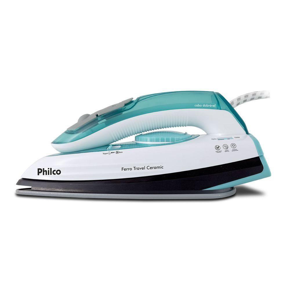 Ferro De Passar A Vapor Philco Travel Ceramic Bivolt